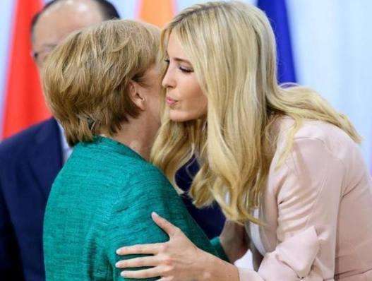 各国领导人接待伊万卡, 莫迪只敢轻轻握手, 文在