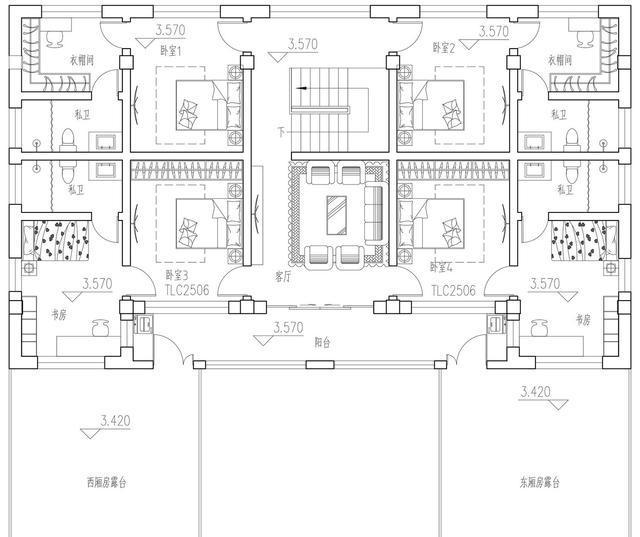 下沉庭院+露台，四川农村60万新中式宅院拥全村最佳老人房，舒服