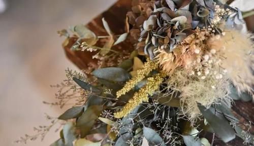 手工@DIY手工制作:用干花做的花艺作品,比鲜花还美!