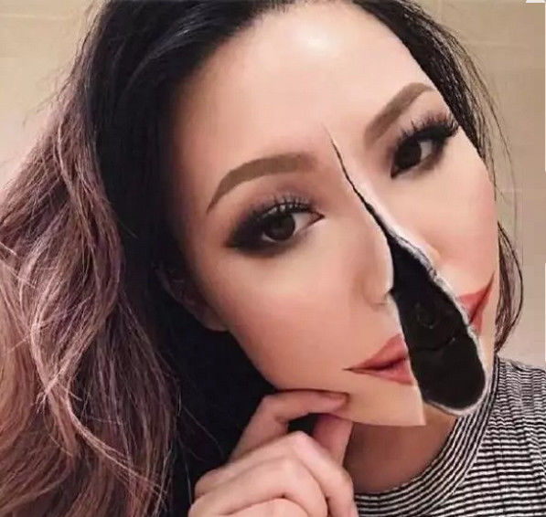 外国美妆博主走红网络,化妆吓到母亲差点报警,技术堪比PS!