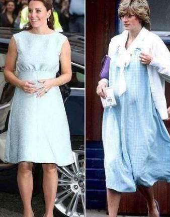 戴安娜王妃孕期和凯特王妃孕期，一位羞涩可爱一位气质满分，婆媳