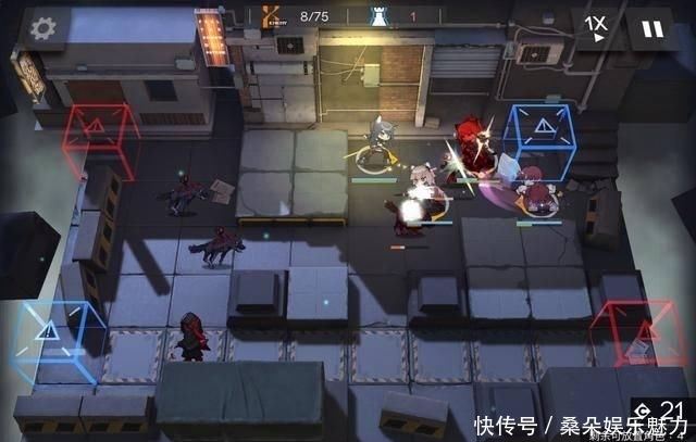  『广场』明日方舟：荒凉城市广场14工作 标配构思之一，用砾，主要基础不承伤