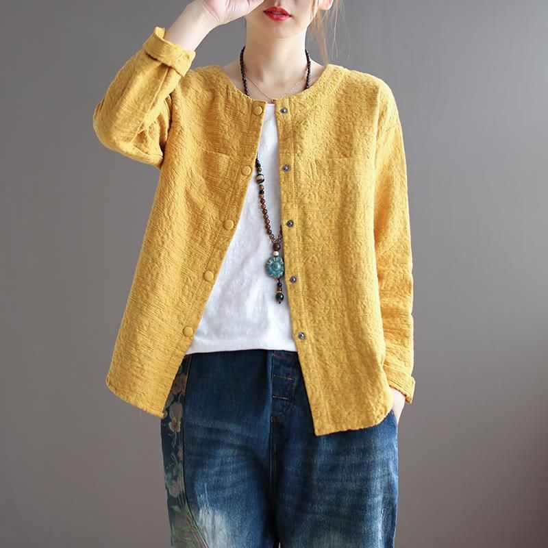 秋老虎的天气,别着急买毛衣,棉麻薄开衫刚刚好,洋气百搭