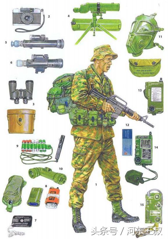 越战sog特种部队 美国海豹突击队 单兵装备及战场图集 雪花新闻