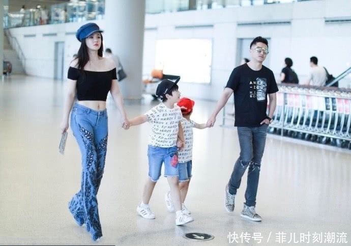 冉莹颖本想穿露脐装秀身材，却被吐槽有“游泳圈”网友：好尴尬！