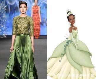 当迪士尼公主的礼服设计成现实中的服装,贝儿的最性感!