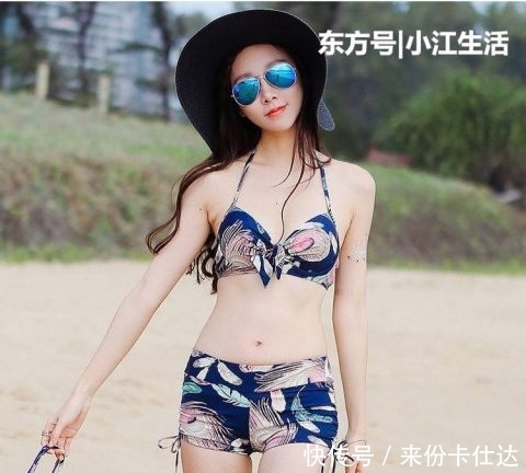  『泳装』性感女神风格比基尼泳装，既显嫩又显瘦，女人味十足