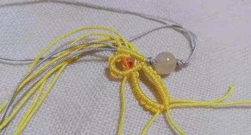  [编绳]DIY手工编绳教程：能快速编织好的蝴蝶流苏挂饰，搭汉服刚刚好！