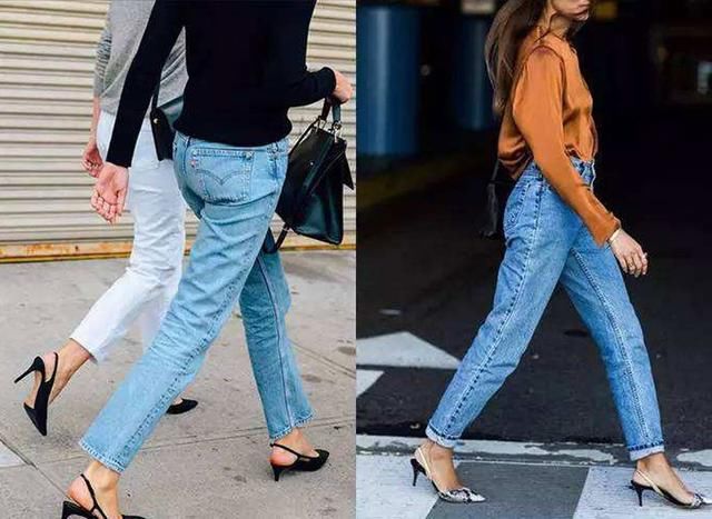 牛仔裤加小白鞋？都out了，今年流行这样穿