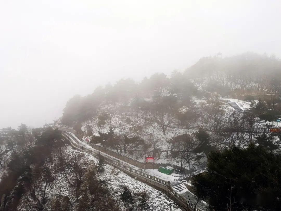  『岱宗』春雪空濛落岱宗，最美人间四月天