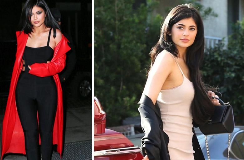 凯莉·詹娜穿露肩礼服过生日，蝴蝶背抢镜，怪不得她爱穿露背装