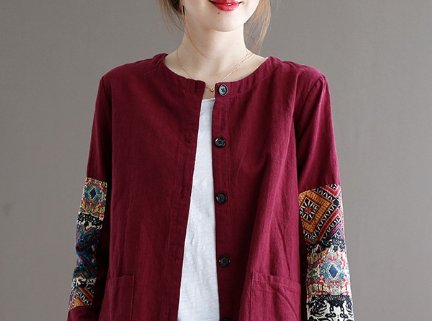 天，别再扎堆穿裙!试试棉麻开衫+衬衣，8070女人穿，超减龄