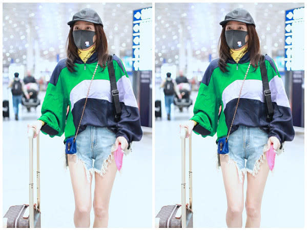 37岁秦岚敢穿！热裤开边嘻哈风性感又减龄，网友：身材不输杨颖