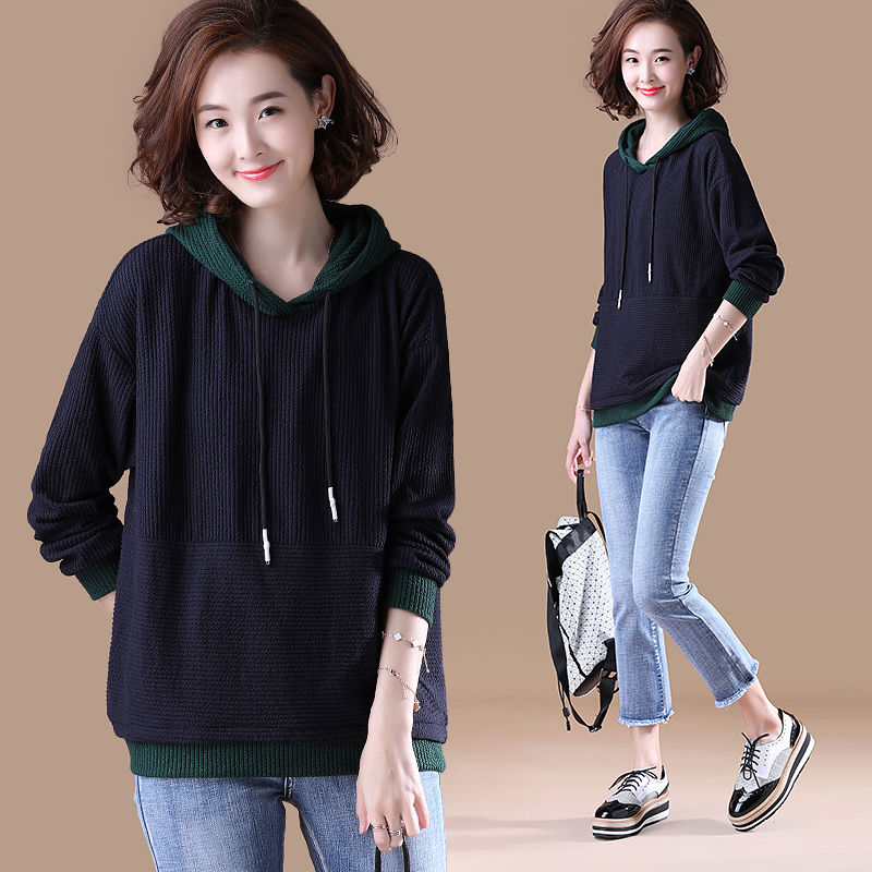 立秋过后，打底裤扔了吧!建议试试下面8款卫衣，适合五六十女人