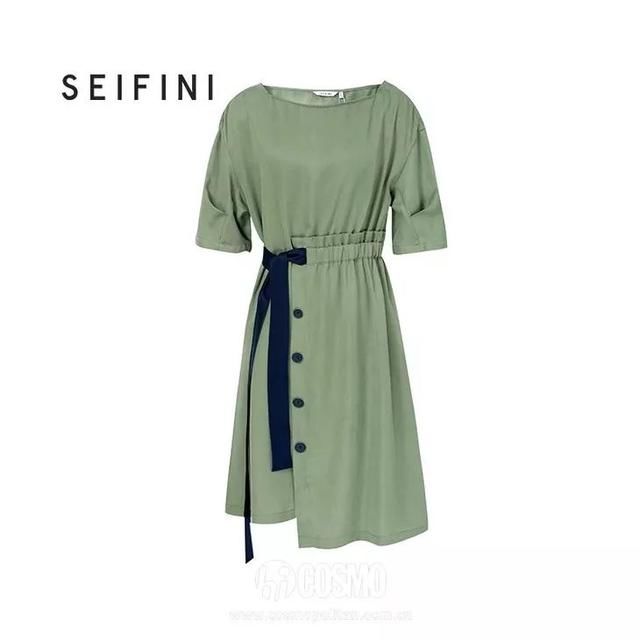 郑素敏这条小绿裙是下一个爆款没错了