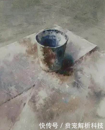 『画家』法国画家的灰调水彩画,太有质感啦