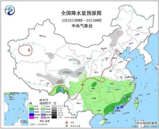 冷空气南下继续发威，江南等地气温将触底，江西福建局部暴雨