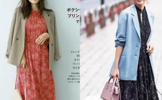  『搭配方式』碎花裙在春天有多少种穿法?给你一些上班休闲都可以用的叠穿灵感