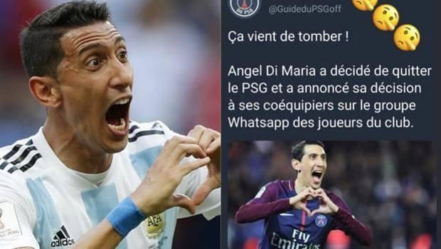 本泽马式辟谣再现!迪马利亚否认转会传闻:别再说谎