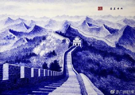 农村小伙自称“道系”青年：用钢笔画惊艳了旧时光