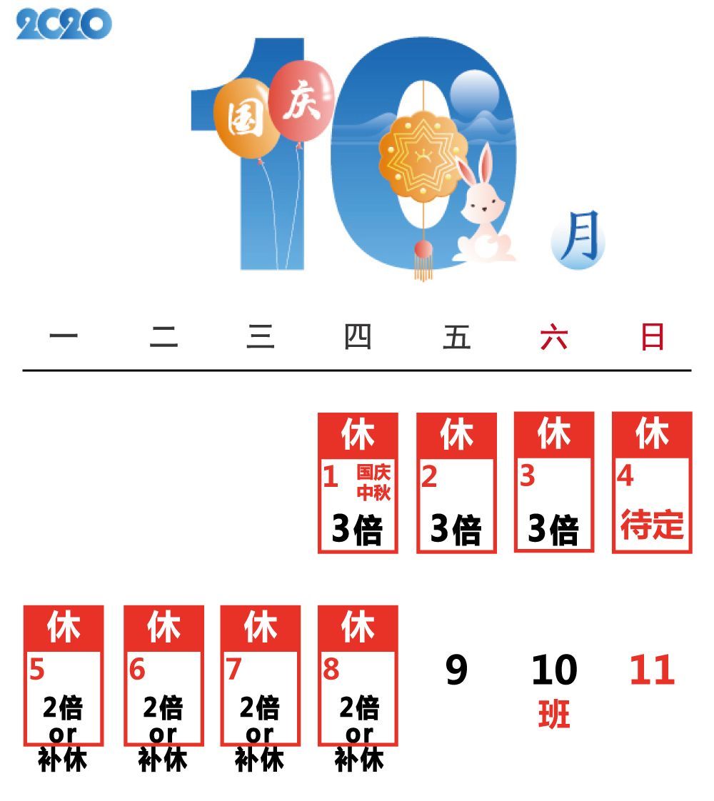  2020年|国务院办公厅关于2020年部分节假日安排的通知