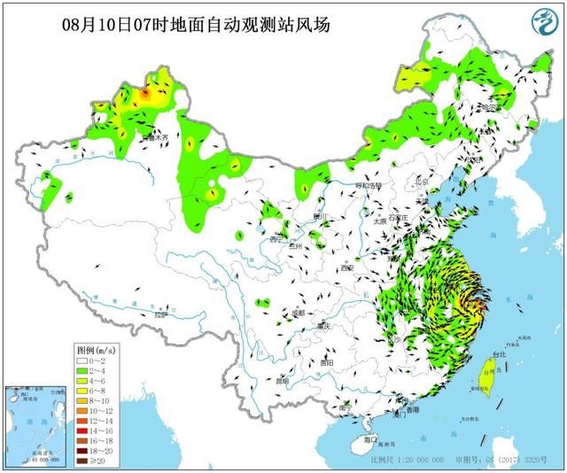 日照11号将遭遇“利奇马”，中央气象台发出台风暴雨双橙色预警