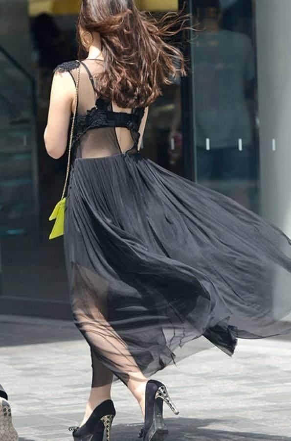 路人街拍：前卫性感时尚的小姐姐，打扮上显眼时尚很有美感！