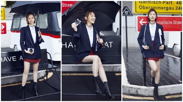 郁可唯穿西装还能清凉秀腿？纵观时尚圈里这样穿的还不止她一人