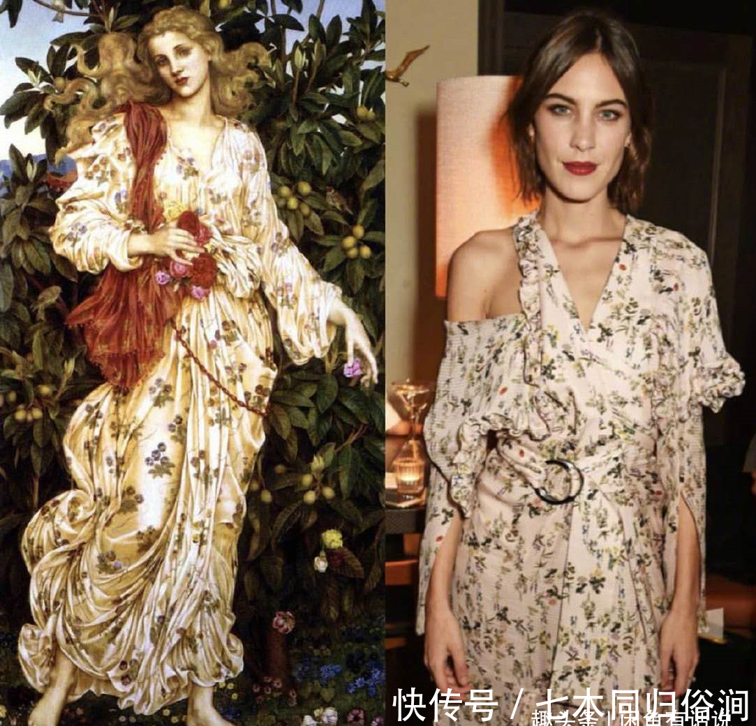 『简直就』穿搭又有新思路,最近“油画式搭配”火了,经典耐看充满艺术感
