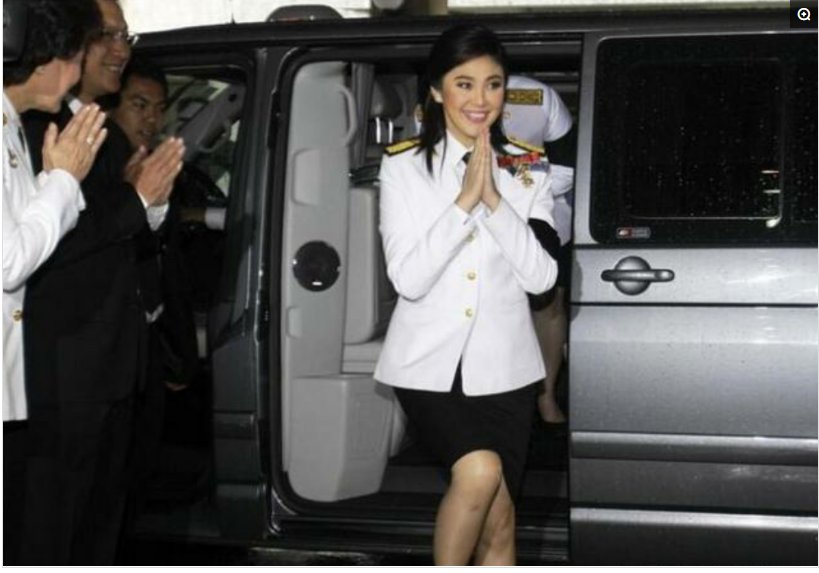 泰国前总理英拉短裙装有多美，为何她总是同样的装扮?