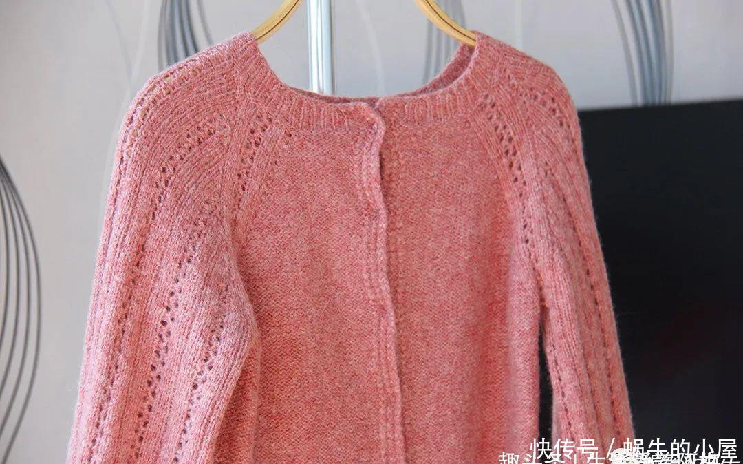 「图解」棒针编织插肩开衫:DIY手工编织附图解和说明
