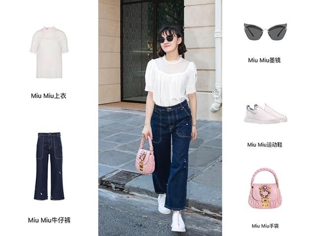 别人穿少女系减龄，文淇却用连衣裙扮成熟，完全让人猜不出年龄