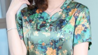 这样的真丝衫真心好迷人!上身瞬间减龄十多岁，美到让人心发慌