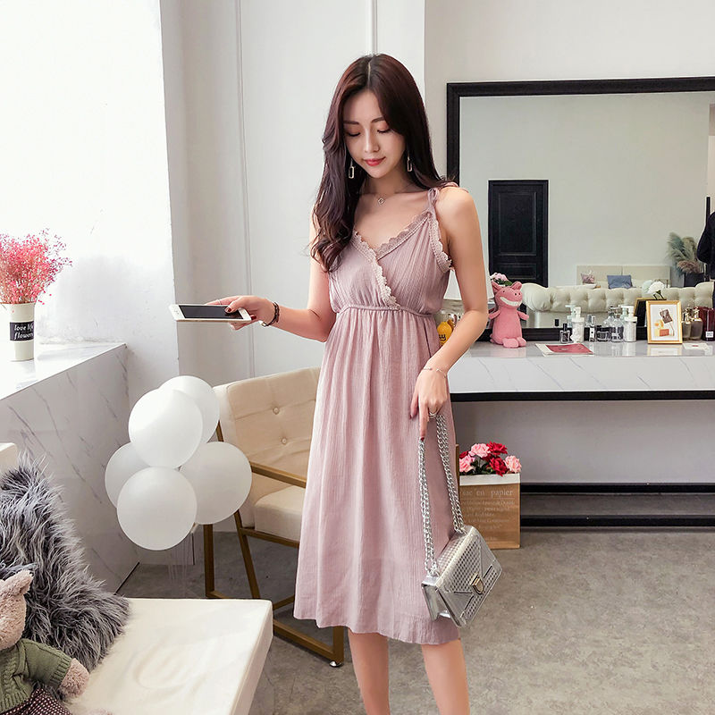 夏日里姐妹淘的各种轰趴聚会，穿上这件名媛连衣裙，让你闪耀全场