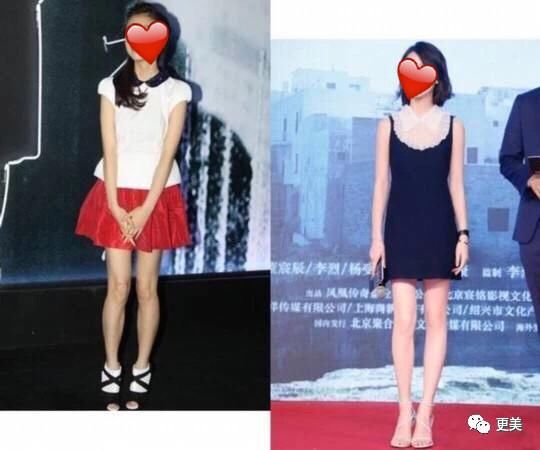 杨紫和关晓彤体重相同却被吊打，只因这个部位粗显胖20斤！