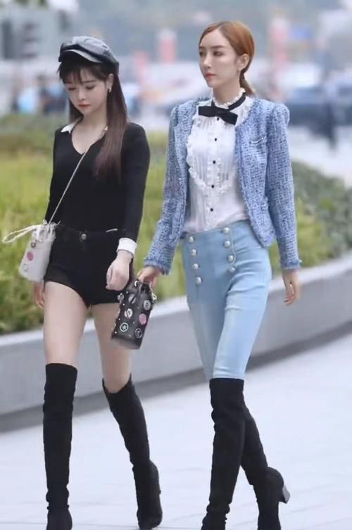  「长裤」用长裤和短裤搭配“毒液靴”有什么区别？前者比后者腿要细一圈！