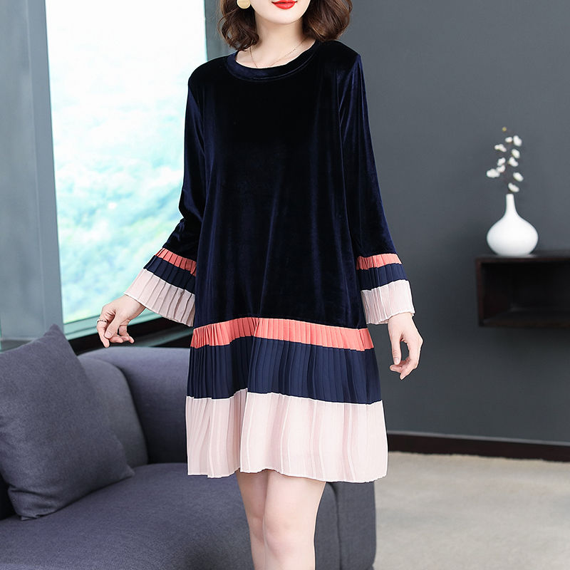 一件金丝绒，胜过十件旗袍!推荐60后女人穿，中秋国庆穿正好