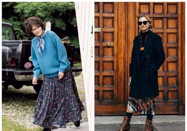  「条纹衫」春季配饰，比项链更好戴的，是妈妈的丝巾呀