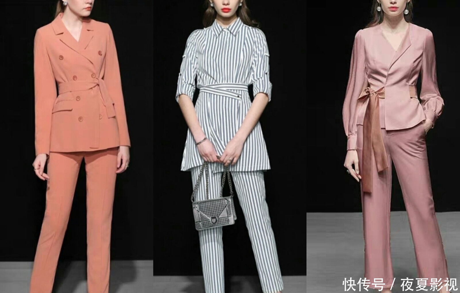  喜欢彩色@职场穿搭要讲究，春季搭配示范，优雅知性还有高级感