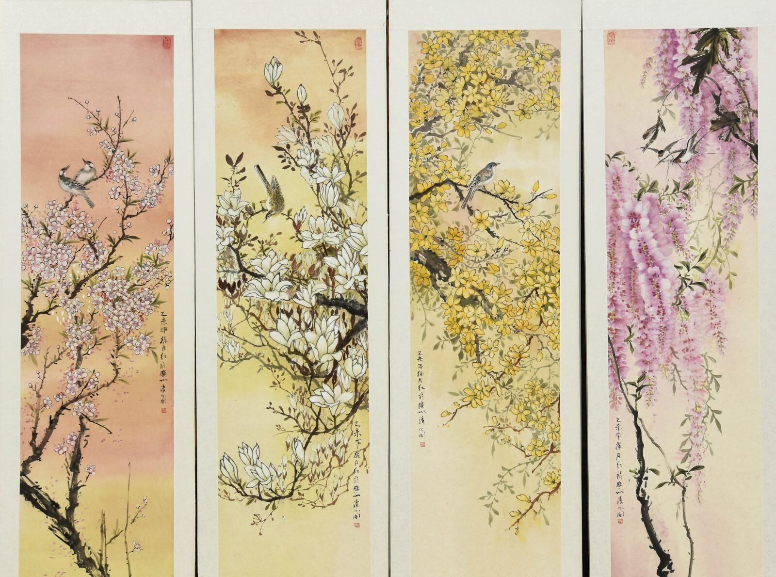  『笔落』笔落惊花鸟，香韵存画间——画家徐月红
