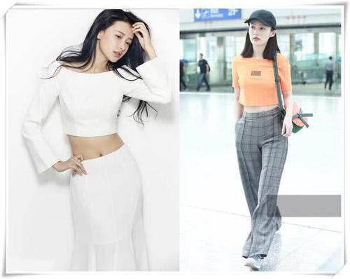 看了孙怡的露脐装,再看看李沁,网友:蚂蚁腰还是直桶腰一眼看穿