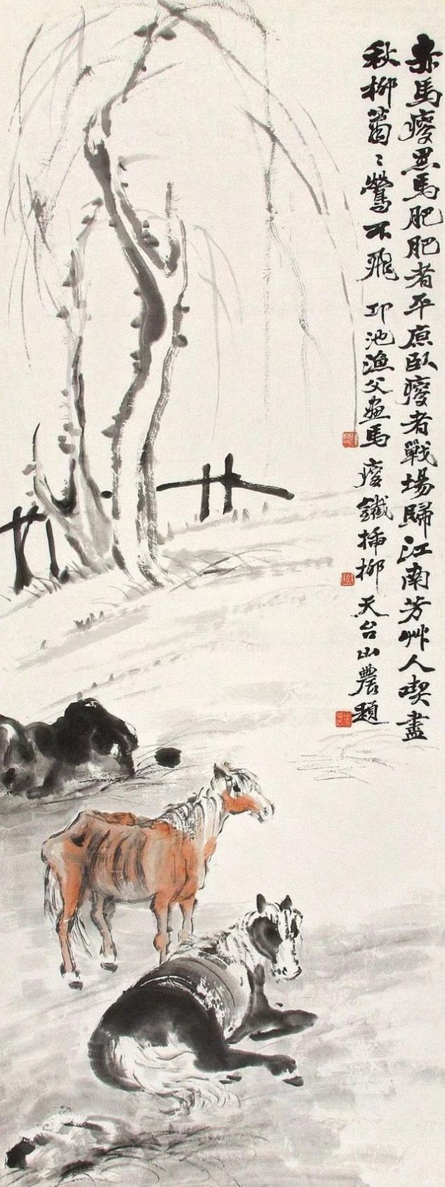 马骀幼孤贫,勤敏嗜学,酷好绘画而聪慧过人