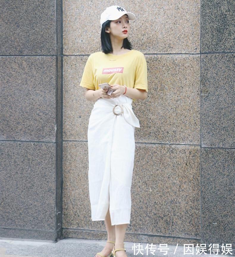 『半身裙』夏日出游显高显白穿搭,俏皮减龄又清爽,让你走在大街上非常吸睛