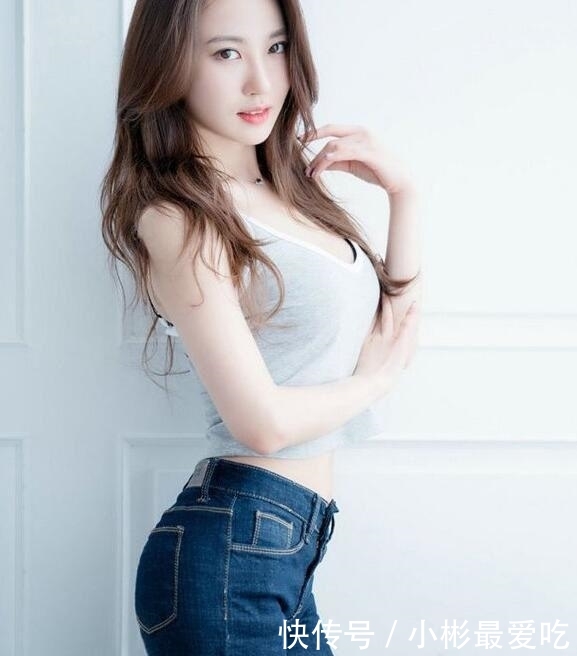  【美女】温婉清丽牛仔裤美女，轻松穿出女神范