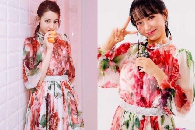 热巴程潇旗袍舞服比拼简直天壤之别，一个大长腿，一个大象腿