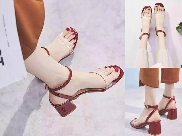 矮个子穿这5双“方头”凉鞋，比高跟鞋还显腿长!