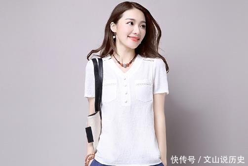  舒适■简约舒适的百搭T恤，洋气减龄又美嫩，轻松穿出优雅女神范儿