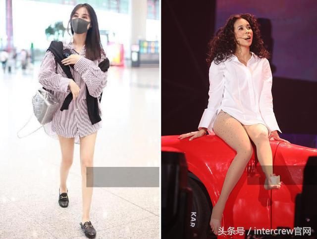 48岁莫文蔚真自信，穿男友衫撞上30岁李菲儿，网友：姜还是老的辣