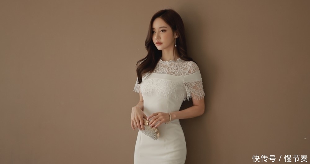 # 古典#春绣花玫蕾丝网纱披肩古典裙，女神孙允珠