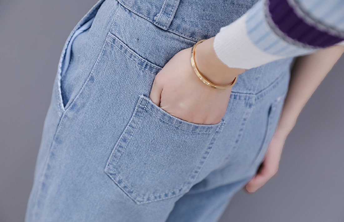 穿裙子不一定好看，但上街学她们穿牛仔裤，那叫一个优雅高挑